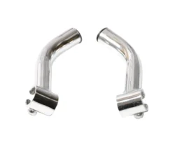 Short Curved Handlebar Bar Ends Chrome