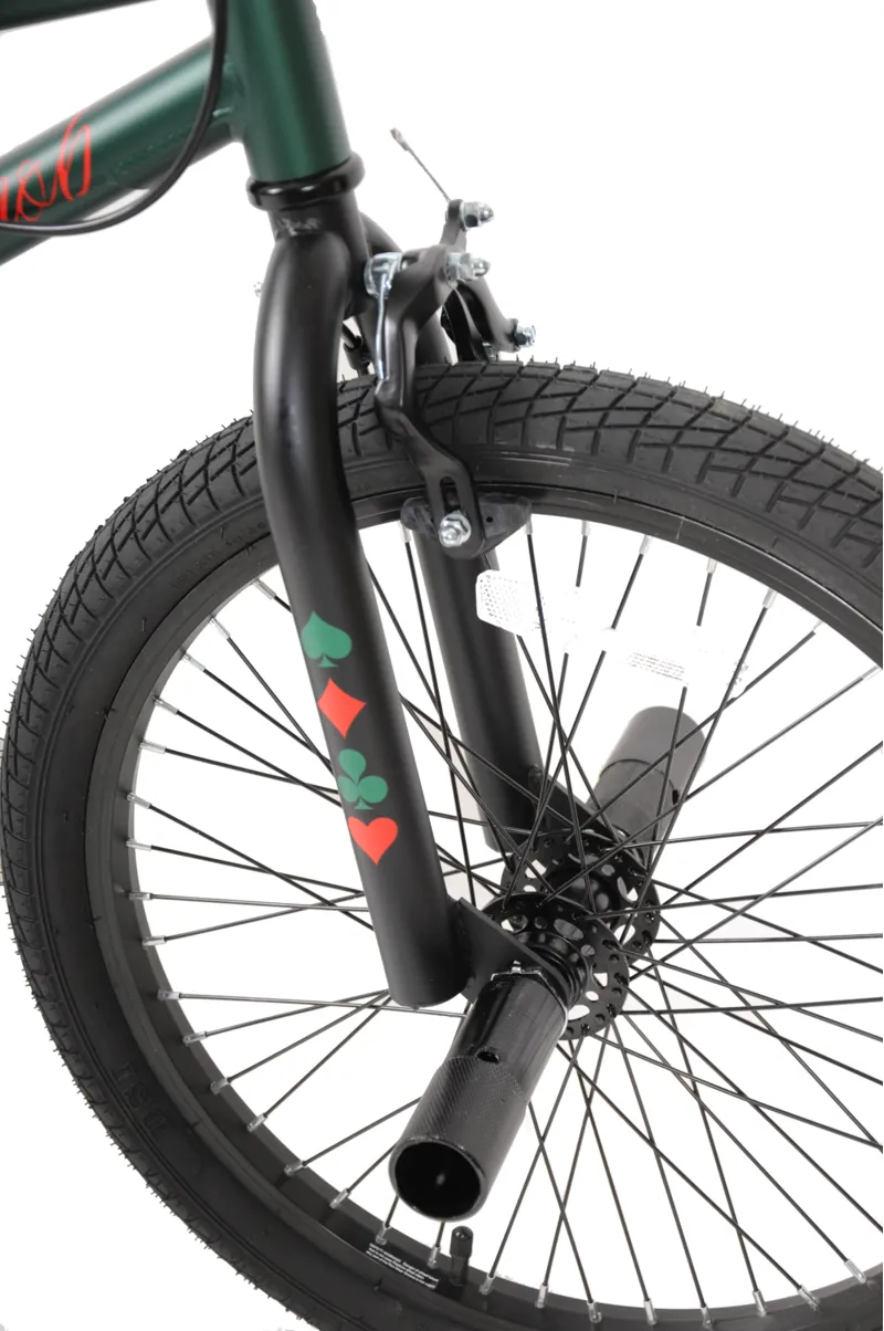 Snob Player BMX 20 Inch Wheel Kids Bike Green 4 Snob Player BMX 20 Inch Wheel Kids Bike Green - Image 4