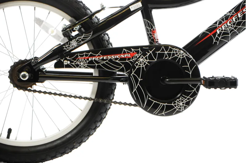 Professional Spider 18 Inch Wheel Kids Bike Black 4 Professional Spider 18 Inch Wheel Kids Bike Black - Image 4