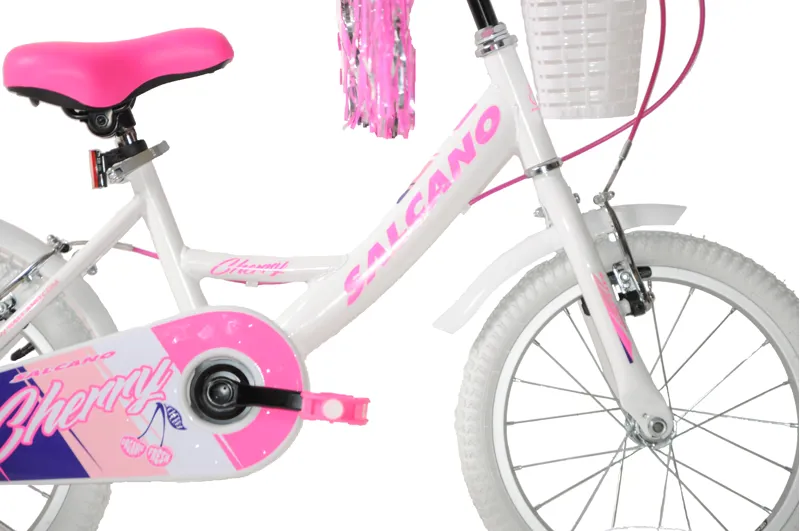 Salcano Cherry 16 Inch Wheel White Pink 2 Salcano Cherry 16 Inch Wheel White Pink - Image 2