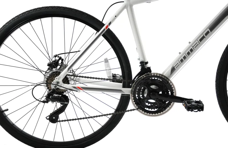 Ammaco Ridgeway Sports Hybrid Bike White 5 Ammaco Ridgeway Sports Hybrid Bike White - Image 5
