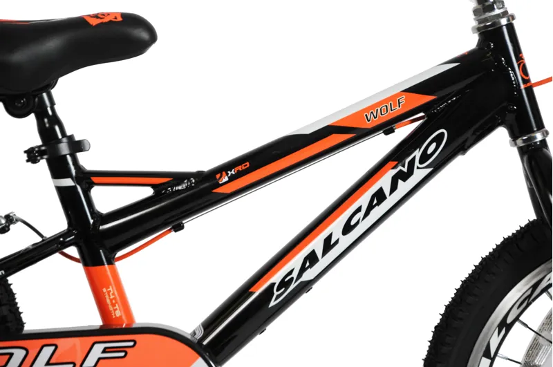 Salcano Wolf 20 Inch Kids Bike Black Orange 9 Salcano Wolf 20 Inch Kids Bike Black Orange - Image 9