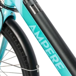 Ampere Deluxe Step Through 26 Inch Wheel Electric Bike Blue -Oxford || XLC || Shimano Sales ampere20blue20b