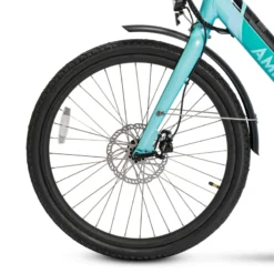 Ampere Deluxe Step Through 26 Inch Wheel Electric Bike Blue -Oxford || XLC || Shimano Sales ampere20blue20d