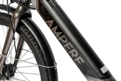 Ampere Deluxe Step Through 26 Inch Wheel Electric Bike Grey -Oxford || XLC || Shimano Sales ampere20grey20b