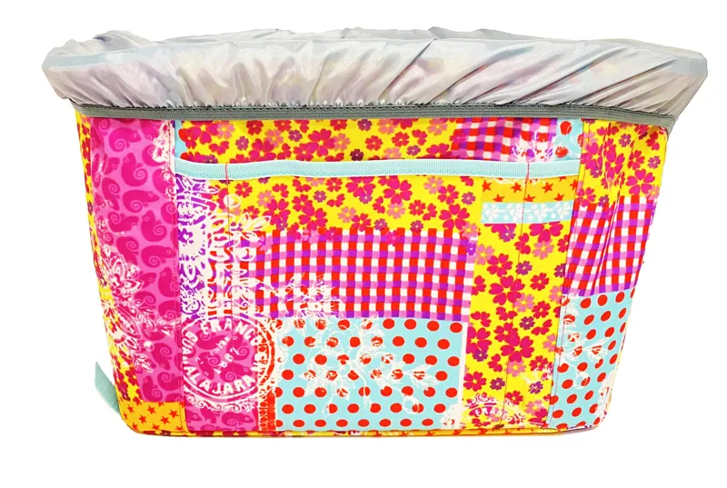 New Looxs Front Carrier Bag Blue/Pink/Yellow 30L 2 New Looxs Front Carrier Bag Blue/Pink/Yellow 30L - Image 2