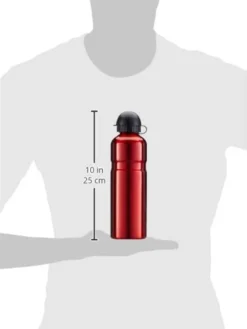 Mighty 750ml Alloy Water Bottle Red