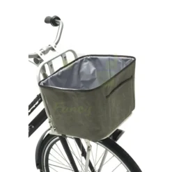 New Looxs Front Carrier Bag Green 30L 9 New Looxs Front Carrier Bag Green 30L -Oxford || XLC || Shimano Sales canvas bag 1