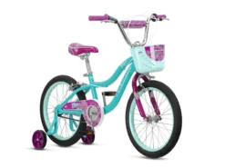 Schwinn Elm 18 Inch Wheel Kids Bike Teal Green