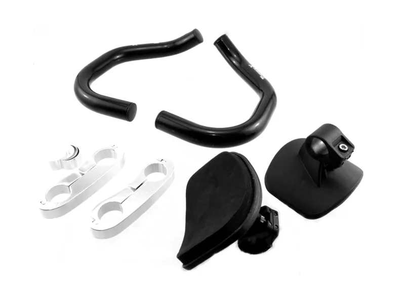Tranz X Triathlon Handlebars Alloy Black 2 Tranz X Triathlon Handlebars Alloy Black - Image 2