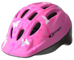 Ammaco Butterfly Pink Helmet -52-56cm