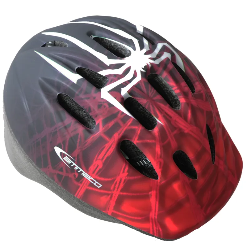 Ammaco Spider Helmet Red/Black-48-52cm 1 Ammaco Spider Helmet Red/Black-48-52cm