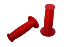 Oxford Mushroom Ribbed Handlebar Grips Red
