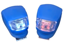 Front Rear LED Silicone Light Set Blue 5 Front Rear LED Silicone Light Set Blue -Oxford || XLC || Shimano Sales ld4724