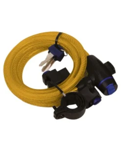 Oxford 12mm X 1800mm Cable Lock In Gold