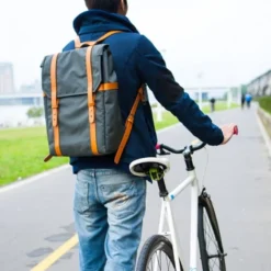 Walco City Chic Rucksack Commuter Bag Grey -Oxford || XLC || Shimano Sales lu001 3