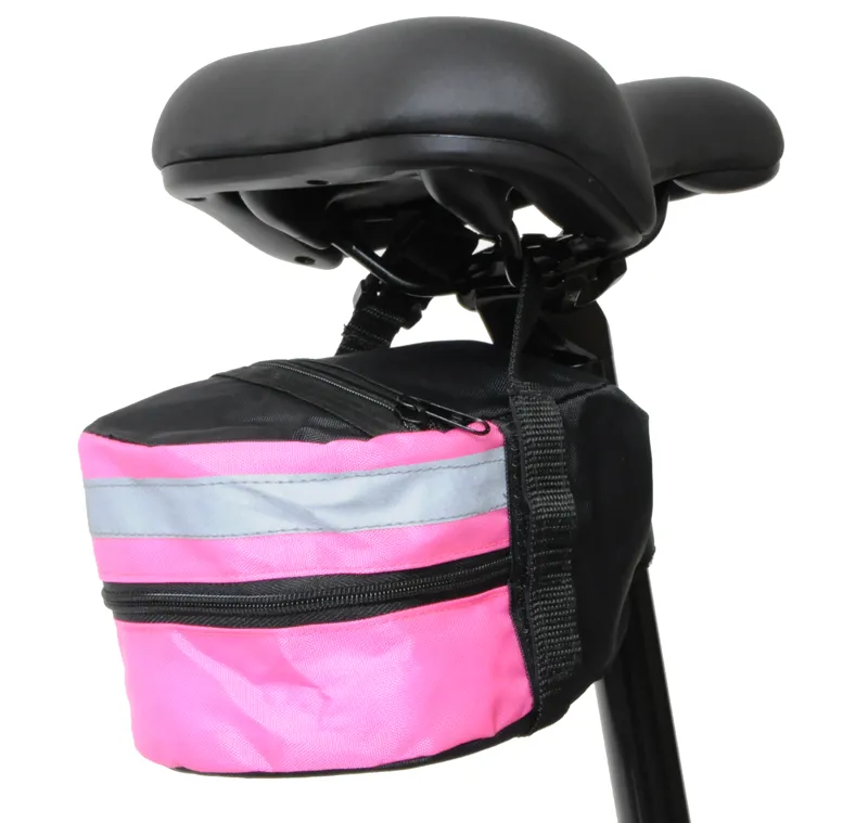 Essentials Saddle Stash Bag Pink 1 Essentials Saddle Stash Bag Pink