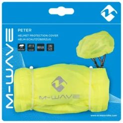 M-Wave Helmet Rain Cover Fluorescent Yellow 5 M-Wave Helmet Rain Cover Fluorescent Yellow -Oxford || XLC || Shimano Sales m wave peter cover