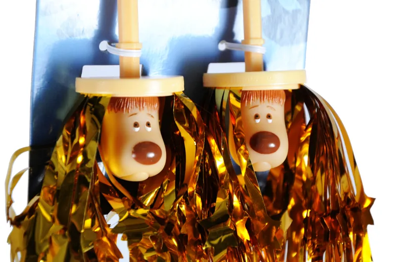 Magic Roundabout Bicycle Streamers Gold 1 Magic Roundabout Bicycle Streamers Gold