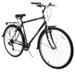 Ammaco Madrid Commuter Hybrid Bike Black