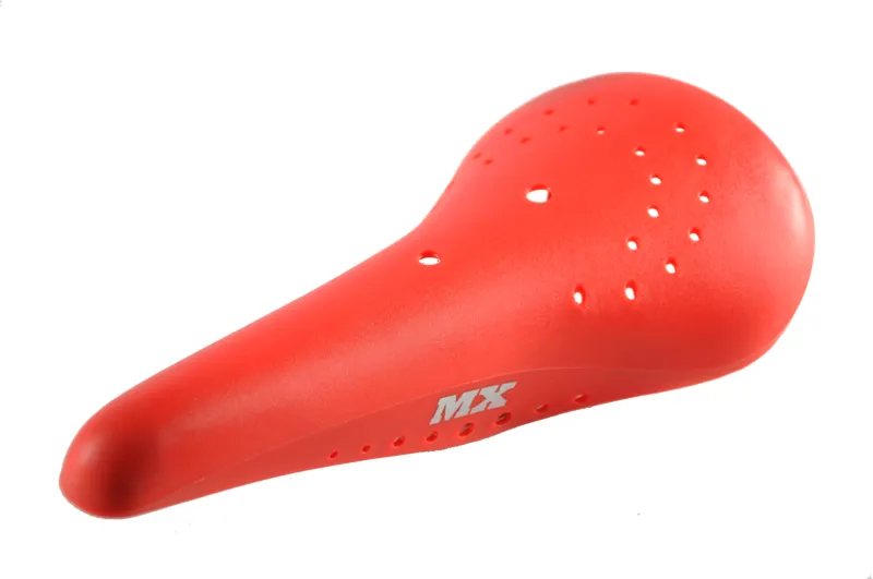 MX Retro BMX Saddle Red 2 MX Retro BMX Saddle Red - Image 2