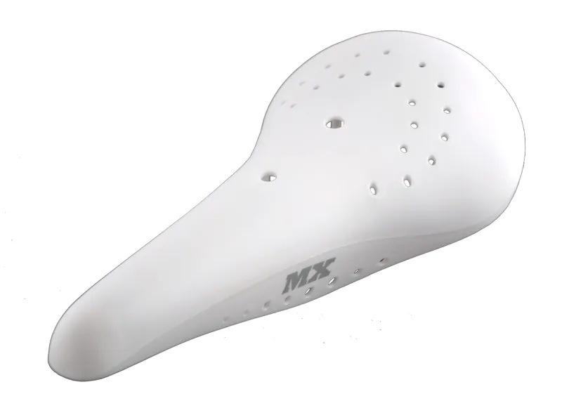 MX Retro BMX Saddle White 2 MX Retro BMX Saddle White - Image 2