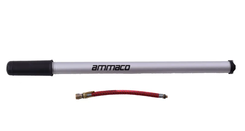 Ammaco Plastic Bicycle Hand Pump 15 Silver 2 Ammaco Plastic Bicycle Hand Pump 15 Silver - Image 2