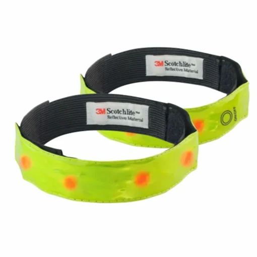 3M Scotchlite Reflective Hi-Viz Arm And Legs 4 LED Bands -Oxford || XLC || Shimano Sales rf3058 2