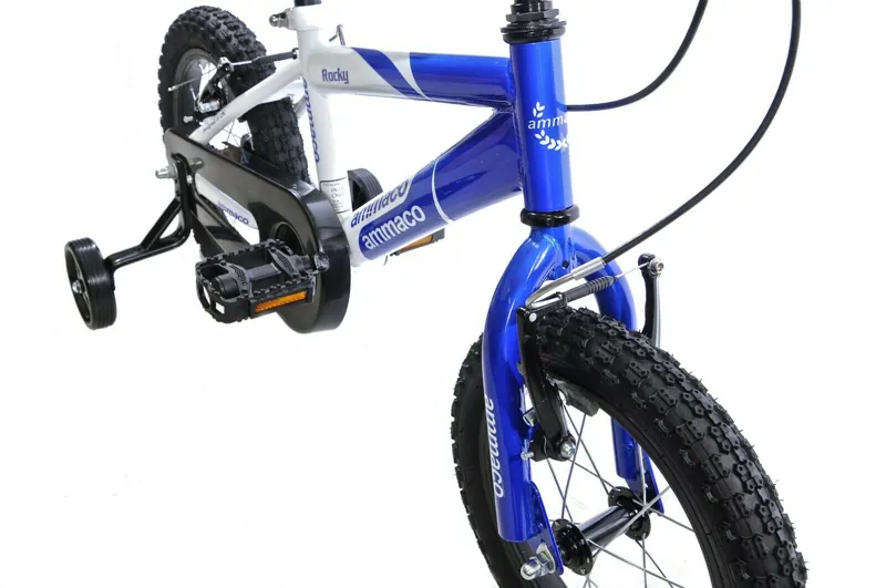 Ammaco Rocky 14 Inch Wheel Kids Bike Blue 2 Ammaco Rocky 14 Inch Wheel Kids Bike Blue - Image 2