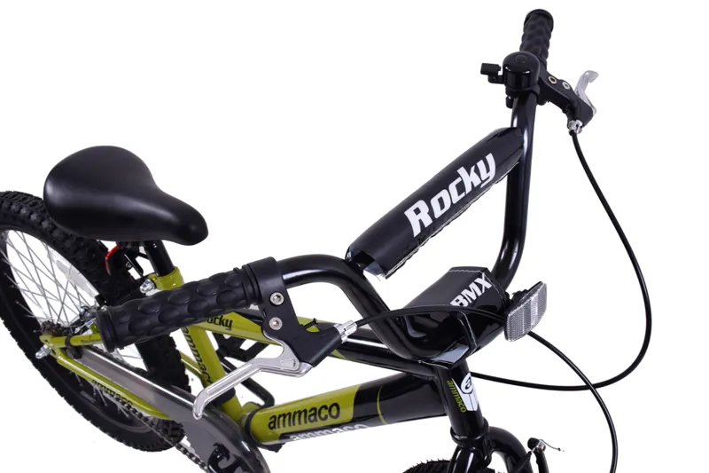 Ammaco Rocky Boys 18 Inch Wheel Kids Bike Green And Black 2 Ammaco Rocky Boys 18 Inch Wheel Kids Bike Green And Black - Image 2