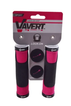 Vavert Lock-On Handlebar Grips Pink/Black