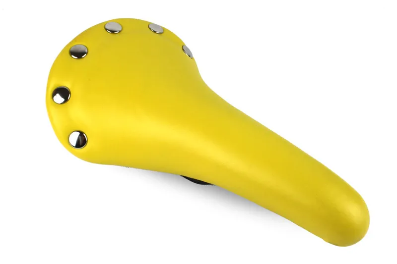 M-Wave Riveted Saddle Yellow 1 M-Wave Riveted Saddle Yellow