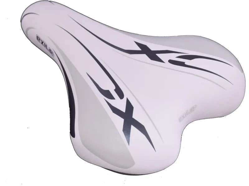 Claud Butler Replacement Kids Bike Saddle White 1 Claud Butler Replacement Kids Bike Saddle White