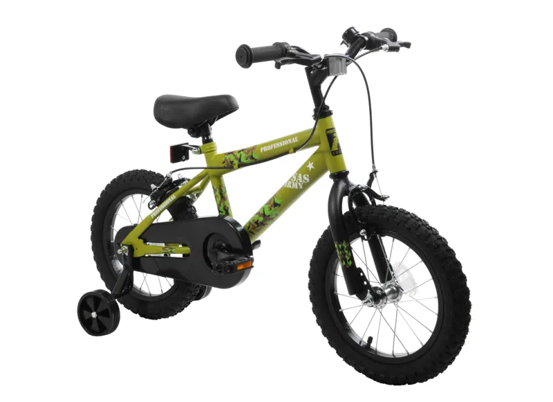 Professional SAS Army 14 Inch Wheel Kids Mountain Bike Green 2 Professional SAS Army 14 Inch Wheel Kids Mountain Bike Green - Image 2