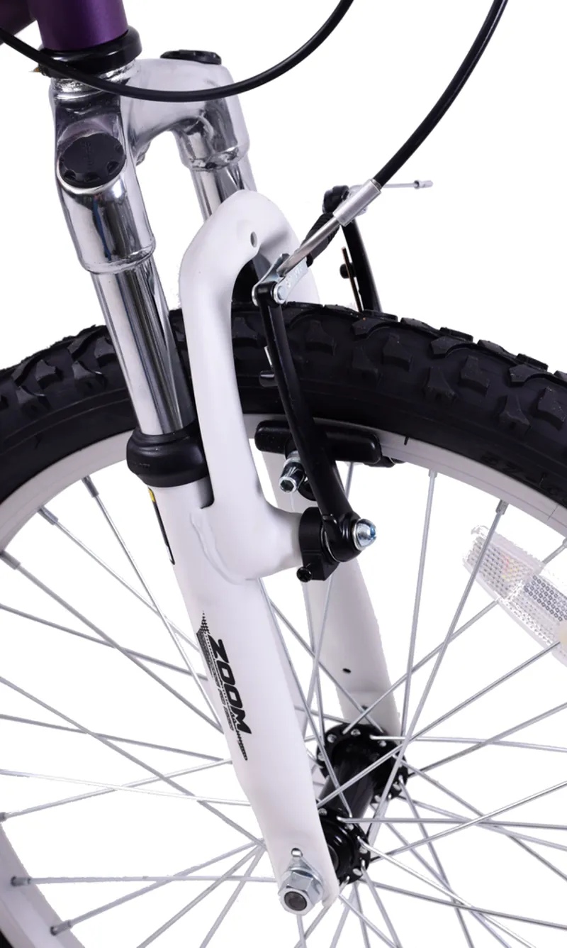 Professional Shocker 18 Inch Wheel Kids Mountain Bike Purple 3 Professional Shocker 18 Inch Wheel Kids Mountain Bike Purple - Image 3