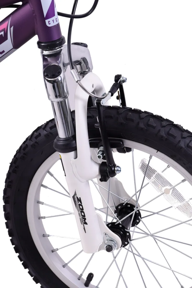 Professional Shocker 16 Inch Wheel Kids Mountain Bike Purple 4 Professional Shocker 16 Inch Wheel Kids Mountain Bike Purple - Image 4