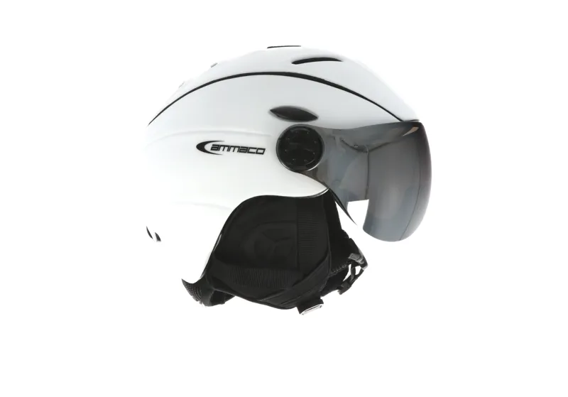 Ammaco Ski Helmet And Visor White 1 Ammaco Ski Helmet And Visor White