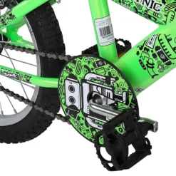 Sonic Robotnic 16 Inch Wheel Kids BMX Bike Green