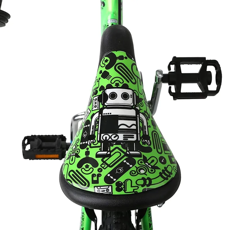 Sonic Robotnic 16 Inch Wheel Kids BMX Bike Green 2 Sonic Robotnic 16 Inch Wheel Kids BMX Bike Green - Image 2