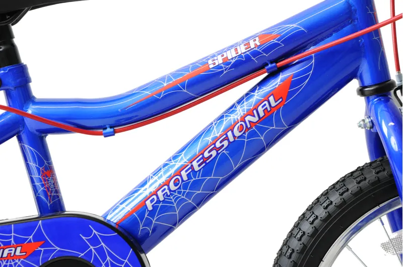 Professional Spider 16 Inch Wheel Kids Bike Blue 2 Professional Spider 16 Inch Wheel Kids Bike Blue - Image 2