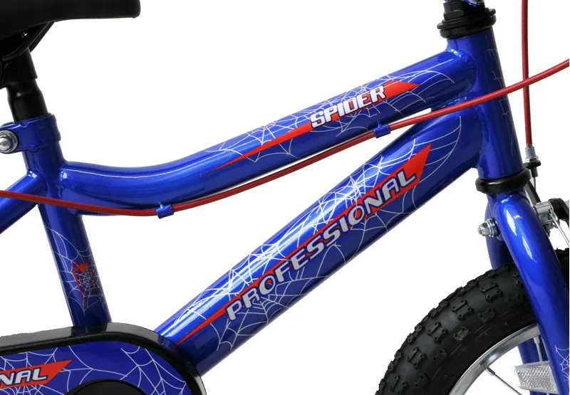 Professional Spider 12 Inch Wheel Kids Bike Blue 3 Professional Spider 12 Inch Wheel Kids Bike Blue - Image 3