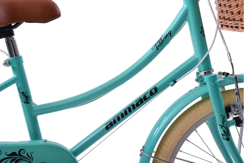 Ammaco Tiffany 20 Inch Wheel Heritage Kids Bike Green 5 Ammaco Tiffany 20 Inch Wheel Heritage Kids Bike Green - Image 5