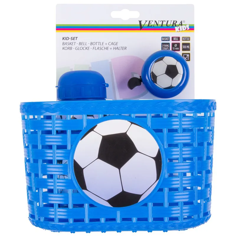 Ventura Kids Basket Accessory Set Football Blue 1 Ventura Kids Basket Accessory Set Football Blue