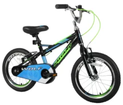 Salcano Wolf 16 Inch Wheel Kids Bike Black And Green